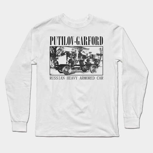 PUTILOV-GARFORD | WW1 Tank Long Sleeve T-Shirt by Distant War